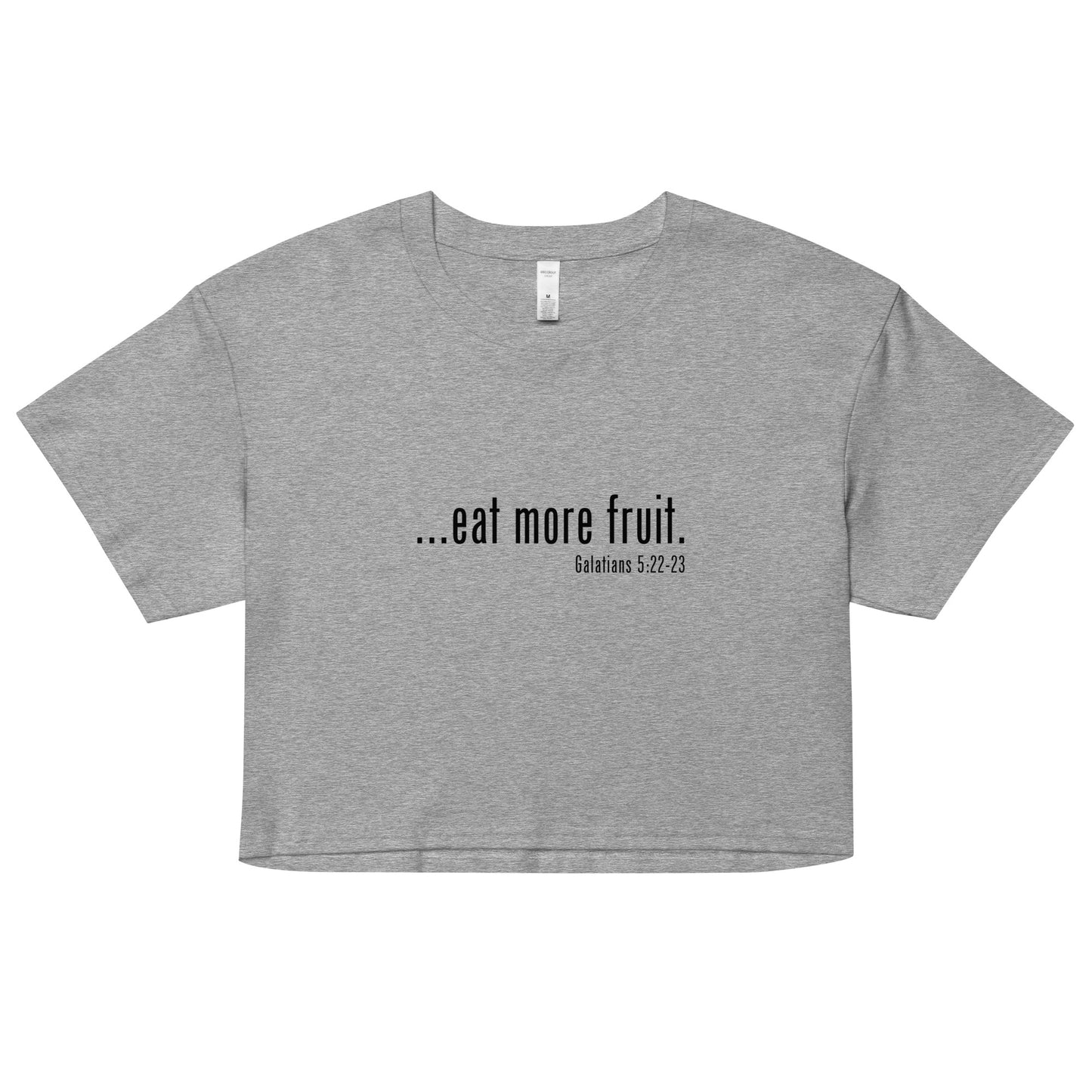 Eat More Fruit Women’s Crop Top